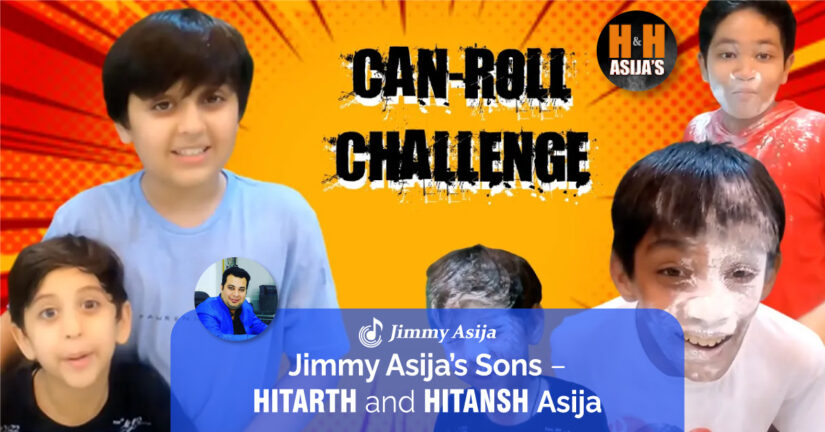 Jimmy Asija’s Sons – Hitansh and Hitarth Asija Playing Can Roll Challange